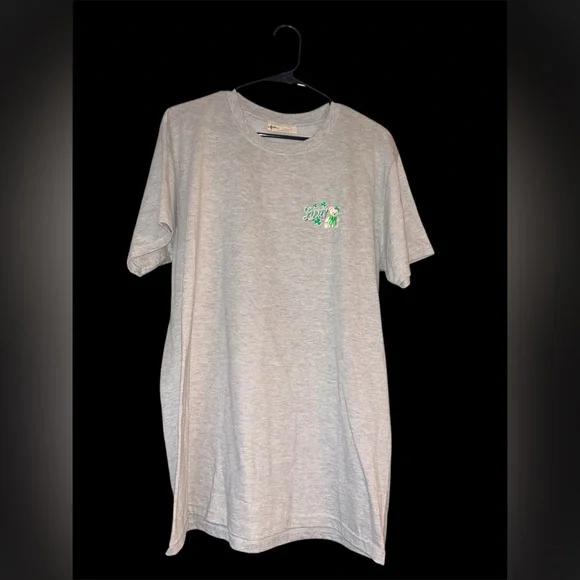 Simply Southern Gray 'Feelin' Lucky' Shirt - Size Large - Picture 2 of 3